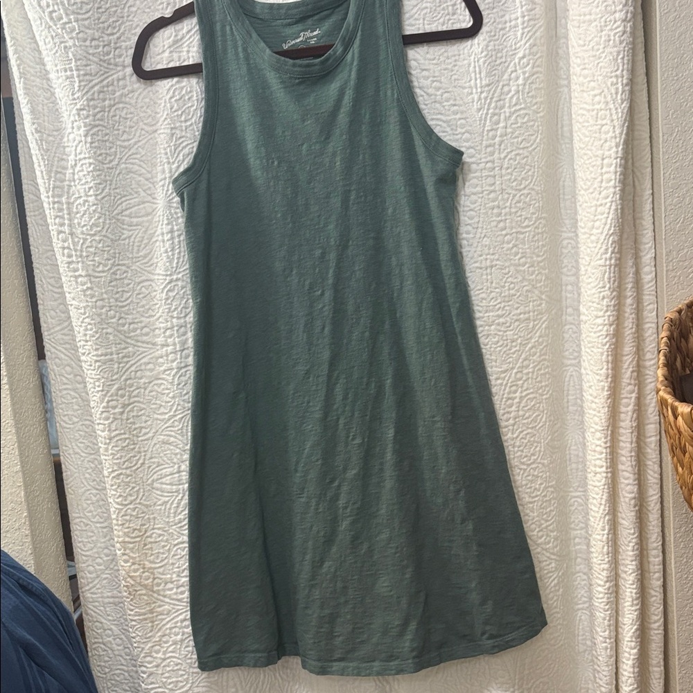 Universal Thread Sleeveless Mini Dress in Forest Green